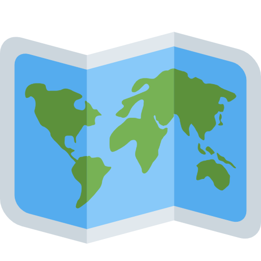 Remote jobs map logo